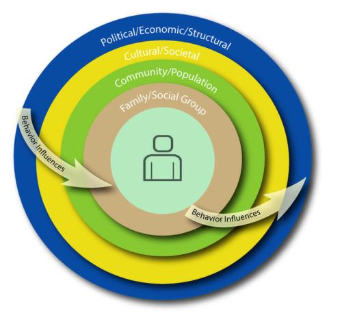 Social-economic structural diagram